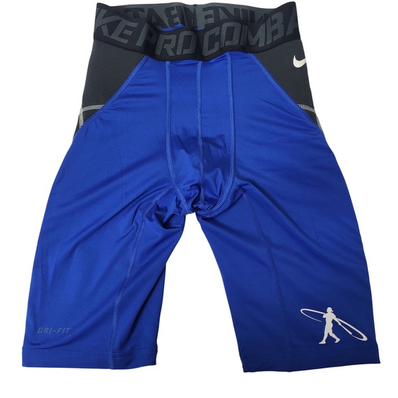 Nike Pro Dri Fit Combat Fitted Training Shorts Men's Med Baseball Compression - Picture 1 of 8
